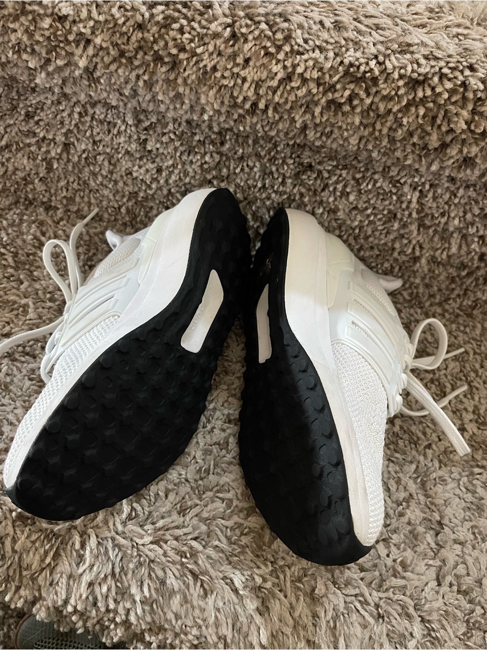 adidas White Mesh Athletic Sneakers - Picture 4 of 6